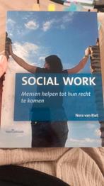 Nora van Riet - Social Work, Nora van Riet, Maatschappij en Samenleving, Ophalen of Verzenden, Zo goed als nieuw