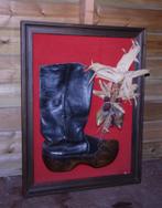 Brocante wandornament met klomplaars, Ophalen