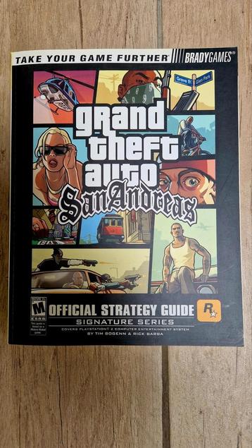 GTA San Andreas, Strategy guide + poster + map