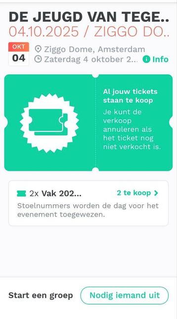 De Jeugd van tegenwoordig: 20 jaar zaterdag 4 oktober 2025 beschikbaar voor biedingen