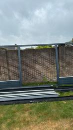 Groot  tuindeurkozijn te koop, Doe-het-zelf en Verbouw, Kozijnen en Schuifpuien, Ophalen, Gebruikt, Hout