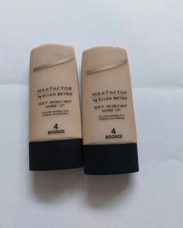 2 nieuwe max factor foundations (advr 51) beschikbaar voor biedingen