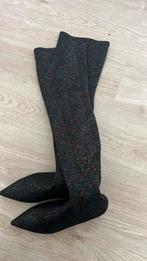 Overknee laarzen van textiel maat 37, Ophalen of Verzenden, Nieuw, Zwart, Hoge laarzen