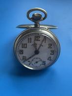 Oud militair zakhorloge met wekkerfunctie, Sieraden, Tassen en Uiterlijk, Horloges | Antiek, Verzenden, Staal, Overige merken