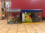 Twee Aquariums, Dieren en Toebehoren, Vissen | Aquaria en Toebehoren, Ophalen, -, -, Zo goed als nieuw