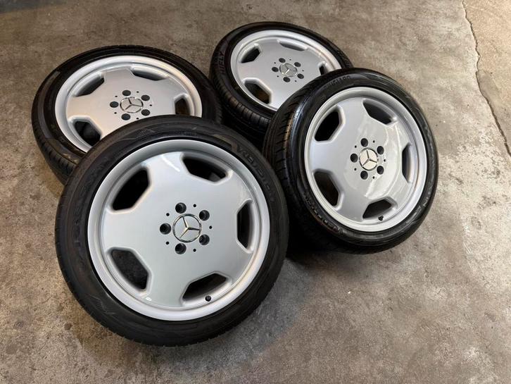 ✅ 17 inch AMG Monoblock velgen 5x112 W124 W201 W208 W202, Auto-onderdelen, Banden en Velgen, Banden en Velgen, Zomerbanden, 17 inch