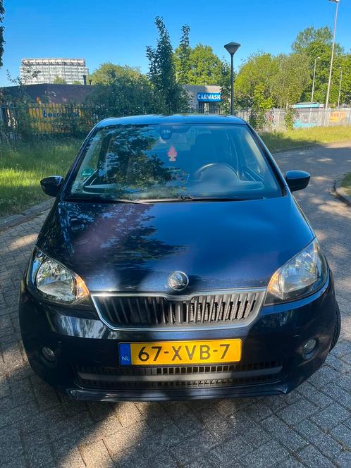 Skoda Citigo 1.0 T 44KW 2012 Blauw 3e eigenaar, Auto's, Skoda, Particulier, Citigo, Airbags, Airconditioning, Alarm, Centrale vergrendeling