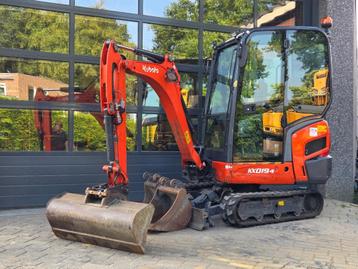 kubota KX019-4, 2014, 3116 uur, 3 bakken beschikbaar voor biedingen