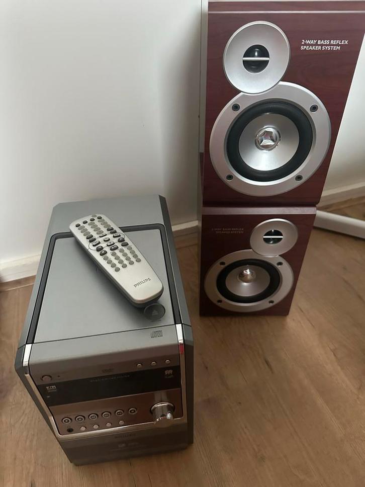 Philips DVD Micro Theatre - Compact en compleet!, Audio, Tv en Foto, Stereo-sets, Gebruikt, Cd-speler, Philips, Microset, Ophalen