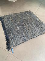 Leren kussen HK living, Ophalen, Zwart, 50 tot 100 cm, Zo goed als nieuw