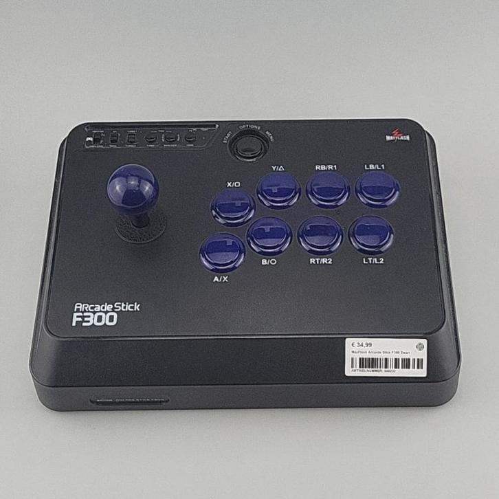 MayFlash Arcarde Stick F300 Zwart, Spelcomputers en Games, Spelcomputers | Sony PlayStation 4, Zo goed als nieuw