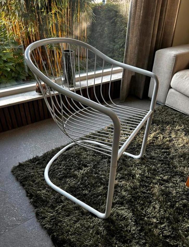 2 Vintage Gastone Rinaldi Stoelen - Jaren 70 Design, Tuin en Terras, Tuinstoelen, Gebruikt, Metaal, Ophalen