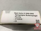 opel astra g 00 05 spiegelglas buitenspiegel rechts nieuw! 3, Auto-onderdelen, Spiegels, Ophalen of Verzenden, Nieuw, Opel