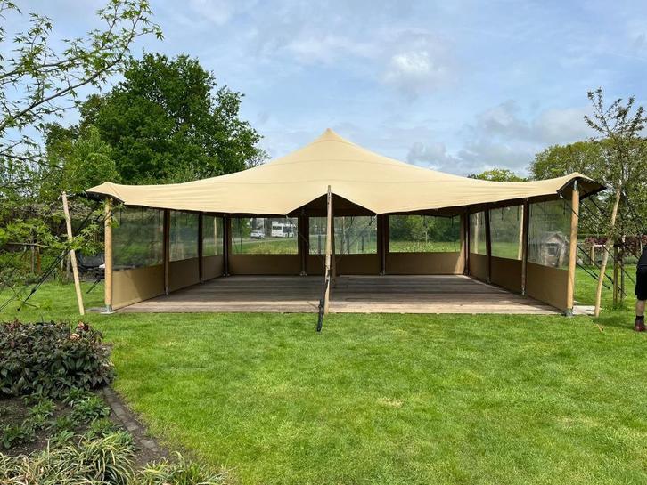 Stretchtenten te koop 850gr diverse maten, Tuin en Terras, Partytenten, Zo goed als nieuw, Overige typen, 2 meter of meer, 8 meter of meer