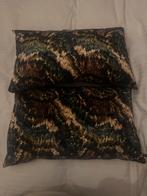 Mooie sierkussens - set van 2 van merk claudi, Ophalen of Verzenden, Zo goed als nieuw, Bruin, Vierkant