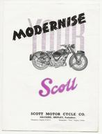 Scott modernise folder motor, Motoren, Handleidingen en Instructieboekjes, Ophalen of Verzenden, Overige merken