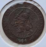 2 1/2 cent 1886 #3, Postzegels en Munten, Munten | Nederland, Ophalen of Verzenden, Koning Willem III, Overige waardes, Losse munt