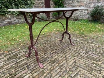 Tuintafel Bistrotafel Damoye Frans periode 1900 beschikbaar voor biedingen