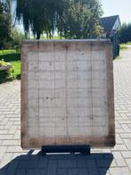 Steenschotten terras vlonder hout schutting plaatmateriaal, Ophalen of Verzenden, Gebruikt, Hout