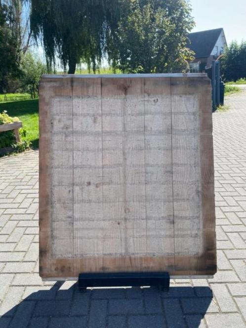 Steenschotten terras vlonder hout schutting plaatmateriaal, Tuin en Terras, Terrasdelen en Vlonders, Gebruikt, Hout, Ophalen of Verzenden