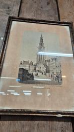 Prent Martinitoren Groningen 1857, Ophalen of Verzenden