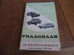 Vaagbaak Volkswagen Golf +GTi, VW Jetta, VW Scirocco 1979-83, Auto diversen, Handleidingen en Instructieboekjes, Ophalen of Verzenden