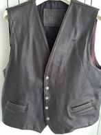ALVEARE BRUIN LEREN GILET mt L, Ophalen of Verzenden, Zo goed als nieuw, Alveare