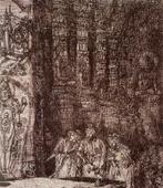 Marius Bauer etsen (2 x ) plus documentatie, Ophalen of Verzenden