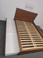 Ikea malm bed 140x200 met 2 lades. Leveren mgl., Huis en Inrichting, Slaapkamer | Bedden, Bed met lades, Bruin, Ikea, Tweepersoons
