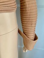 H718 ST Studio maat S=36 fijn-gebreide trui top beige/bruin, Kleding | Dames, Supertrash, Beige, Ophalen of Verzenden, Zo goed als nieuw