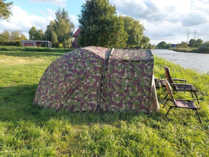 Grizzly Brolly Bivvy + Extension + Overwrap, Watersport en Boten, Hengelsport | Karpervissen, Gebruikt, Overige typen, Ophalen of Verzenden