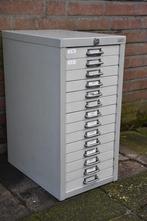 Vintage Metalen Ladenkast van Backfield, Ophalen, Minder dan 50 cm, Gebruikt, 5 laden of meer