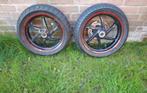 Gilera runner rst 2010 velgen wielen set banden c46 sp50, Ophalen, Zo goed als nieuw, Blok, Gilera runner rst