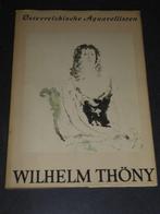 ERWIN NEUMANN - WILHELM THÖNY (1888-1949)  24 AQUARELLE, Boeken, Zo goed als nieuw, Schilder- en Tekenkunst, WILHELM THÖNY, Ophalen of Verzenden