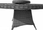 Tuintafel Mondial living, Tuin en Terras, Ophalen, Zo goed als nieuw, Rond, Wicker
