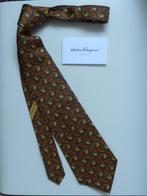 Salvatore Ferragamo luxe zijden stropdas, zwaanmotief, zgan, Kleding | Heren, FERRAGAMO, Zo goed als nieuw, Met patroon, Verzenden