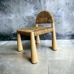 Massieve houten stoel met conische kegelpoten, Nieuw, Twee, Hout, Ophalen