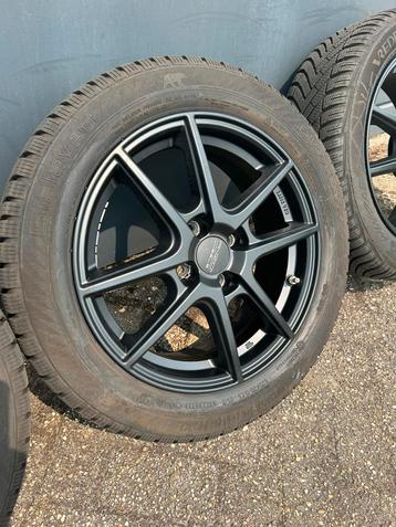 Mooie set 16” Anzio mat antraciet velgen + winterbanden beschikbaar voor biedingen