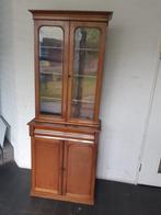 Vitrine kast  / kersen houten kast, Huis en Inrichting, Kasten | Vitrinekasten, Ophalen, Zo goed als nieuw, 25 tot 50 cm, 50 tot 100 cm