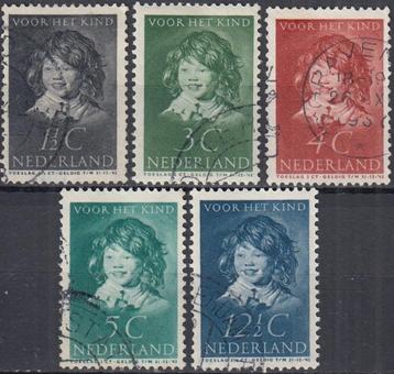 Nederland- 1937 - Kinderzegels - NVPH-300 t/m NVPH-304 - G beschikbaar voor biedingen