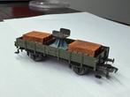 Fleischmann ondersteuningswagen 1451A voor 90 ton spoorkraan, Hobby en Vrije tijd, Modeltreinen | H0, Ophalen, Gebruikt, Fleischmann