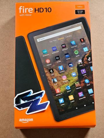 Amazon Fire HD 10 zwart - 10.1 1080p, 32 GB - met ads beschikbaar voor biedingen