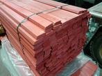 Restpartij Siberisch Lariks rood behandeld 250 stuks, Gebruikt, Minder dan 25 mm, Plank, Ophalen