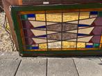 Glas in lood Ramen, Doe-het-zelf en Verbouw, Glas en Ramen, Ophalen, Gevelraam of Ruit, Gebruikt, Minder dan 80 cm