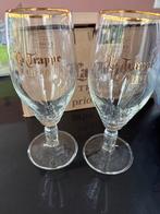 La Trappe Bierglazen - Set met Gouden Randje, Antiek en Kunst, Ophalen