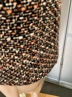 J581 Laurel maat 40=M  wollen rok bruin/beige/zwart, Kleding | Dames, Maat 38/40 (M), Bruin, Laurel, Ophalen of Verzenden