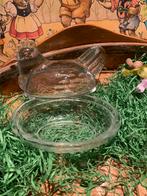 #pasen Glazen Paaskip Snoepcontainer, Diversen, Pasen, Gebruikt, T, Ophalen of Verzenden, N