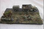 Diorama Gevechts opstelling Amerikaanse soldaten WW2 ., Ophalen of Verzenden, Zo goed als nieuw, 1:50 of kleiner, Diorama