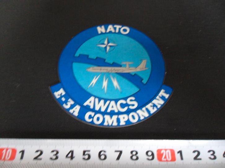 sticker leger luchtmacht NATO AWACS E-3A component, Verzamelen, Stickers, Zo goed als nieuw, Ophalen