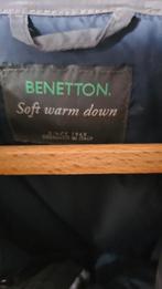 Benetton Heren Donsjas - Grijs, Maat 52/54 (L), Benetton, Ophalen of Verzenden, Zo goed als nieuw